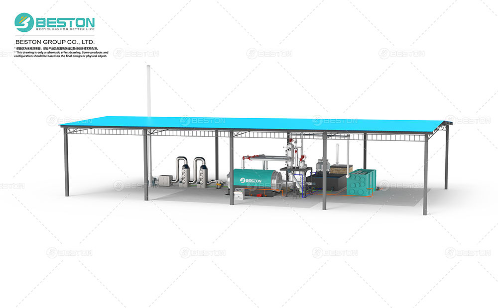 人工進料BLJ-6<a href=http://www.xrkgm.com/solution/lianyou/feisuliao/32.html target=_blank class=infotextkey>廢塑料煉油設備</a>+催化裂解+三合一